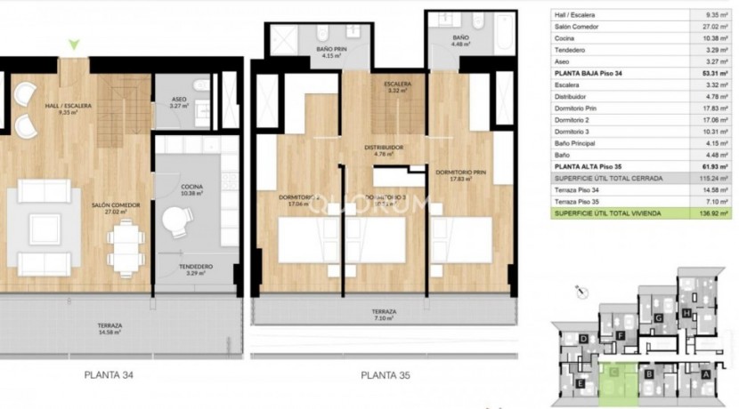 DUPLEX DE LUJO EN TORRE AMBOTO