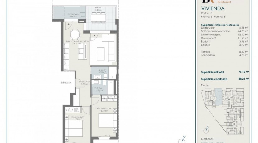 Piso nuevo en venta en Masustegi 1