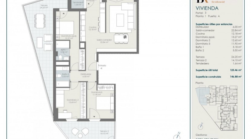 Piso nuevo en venta en Masustegi 1