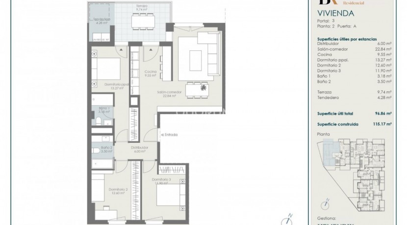Piso nuevo en venta en Masustegi 1