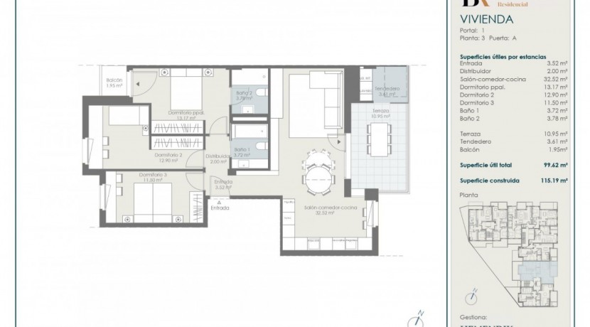 Piso nuevo en venta en Masustegi 1