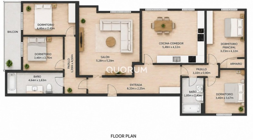 Ático de 4 Habitaciones con Garaje y Trastero