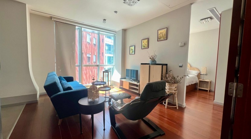 Elegante apartamento de 1 habitación en Isozaki