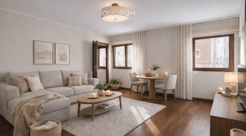 Piso De 2 Habitaciones En El Centro De Santutxu