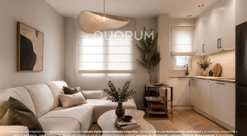 Piso Luminoso De 2 Dormitorios Con Ascensor Para Decorar A Tu Gusto en Zona Ariz