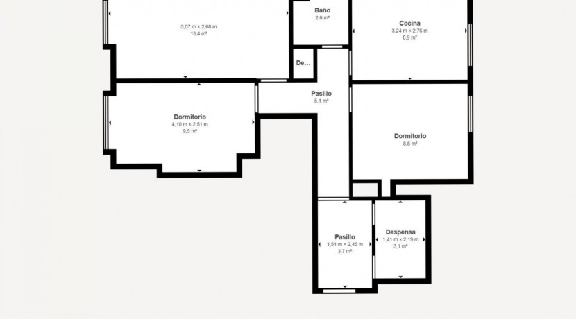 VIVIENDA DE 2 HABITACIONES PARA ENTRAR A VIVIR A DOS MINUTOS DEL CENTRO DE BARAKALDO