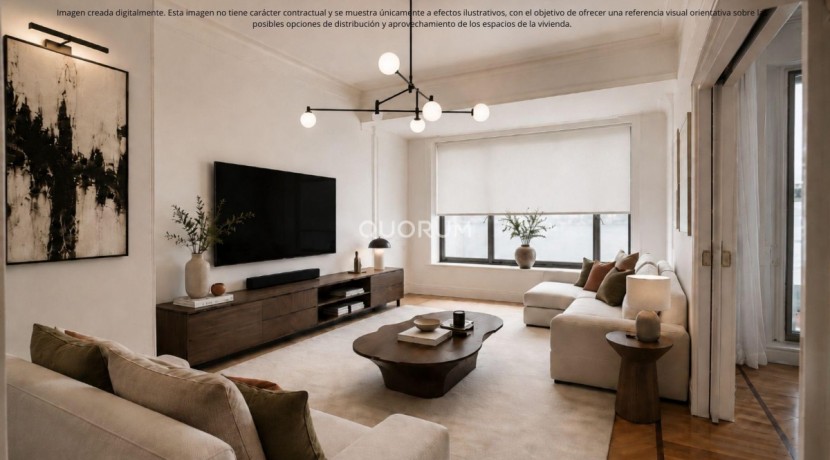 Amplia Y Céntrica Vivienda con Terraza en Doctor Areilza