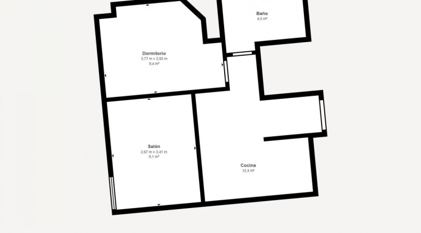 Se Vende Precioso Apartamento De 1 Habitación Con Parcela De garaje y Camarote Incluido